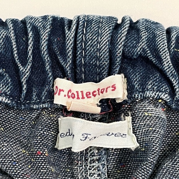 Dr. Collectors Drop Crotch Denim Pant Braided Rope Waist Low Slung Jeans Small - Picture 13 of 14